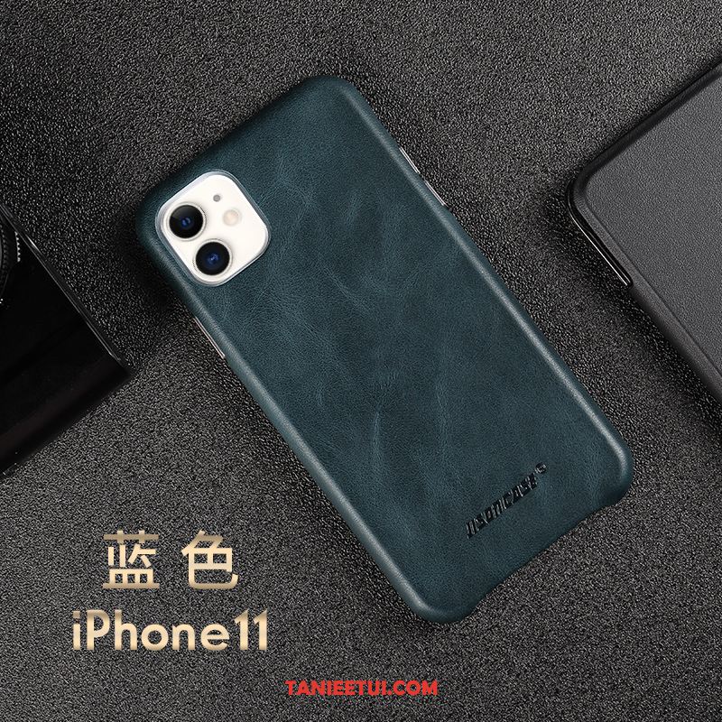 Etui iPhone 11 Czarny Ochraniacz Anti-fall, Futerał iPhone 11 All Inclusive Bydło Cienkie