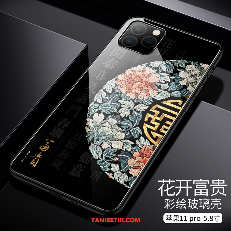 Etui iPhone 11 Pro Biały Wysoki Koniec Szkło, Obudowa iPhone 11 Pro Nowy Tendencja Chiński Styl
