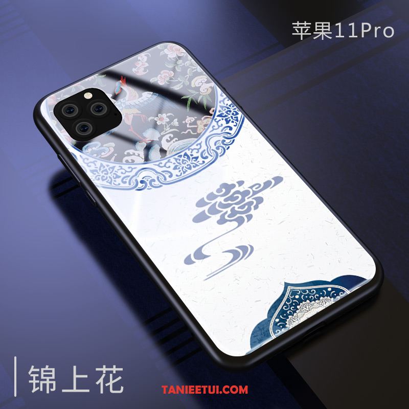 Etui iPhone 11 Pro Chiński Styl Modna Marka Anti-fall, Futerał iPhone 11 Pro Czerwony Netto Lustro Telefon Komórkowy