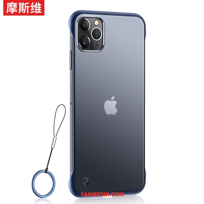 Etui iPhone 11 Pro Czerwony Netto Telefon Komórkowy Nubuku, Obudowa iPhone 11 Pro Granica Cienkie Czarny