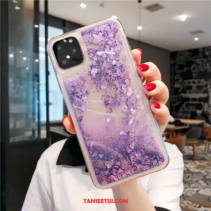 Etui iPhone 11 Pro Liquid Proszek Quicksand, Obudowa iPhone 11 Pro Przezroczysty Zielony Telefon Komórkowy