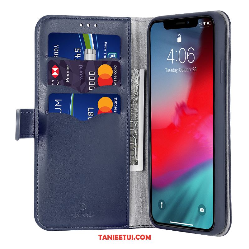 Etui iPhone 11 Pro Max Czarny All Inclusive Karta, Obudowa iPhone 11 Pro Max Ochraniacz Skórzany Futerał Nowy