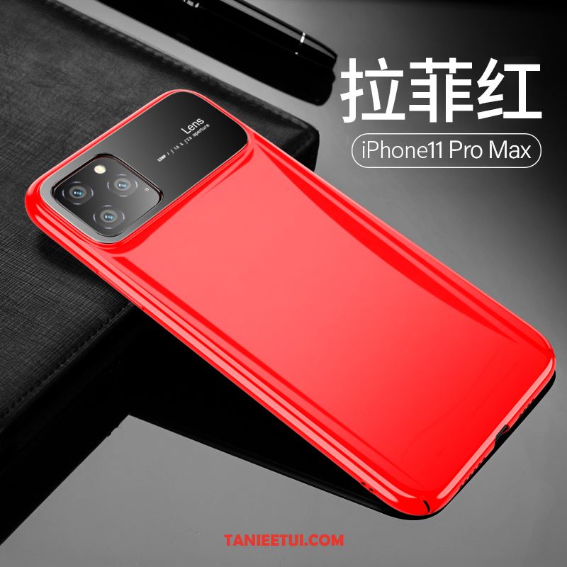Etui iPhone 11 Pro Max Czerwony Netto Wysoki Koniec Modna Marka, Obudowa iPhone 11 Pro Max Anti-fall Telefon Komórkowy Cienkie