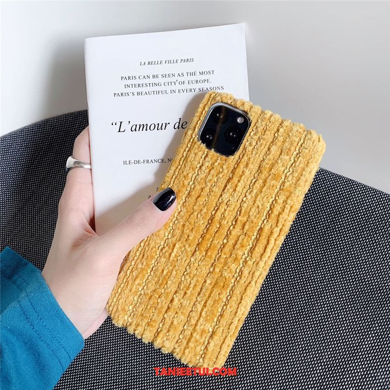 Etui iPhone 11 Pro Max Flanela Perfumowany Nowy, Futerał iPhone 11 Pro Max Osobowość Niebieski Moda