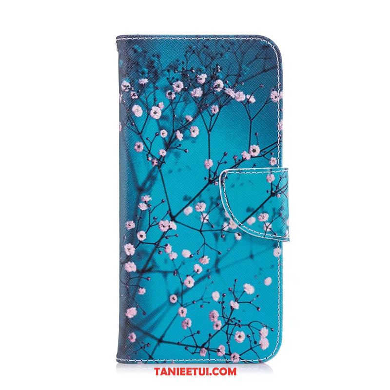 Etui iPhone 11 Pro Max Kolor Ochraniacz Kreskówka, Futerał iPhone 11 Pro Max Telefon Komórkowy Skórzany Niebieski