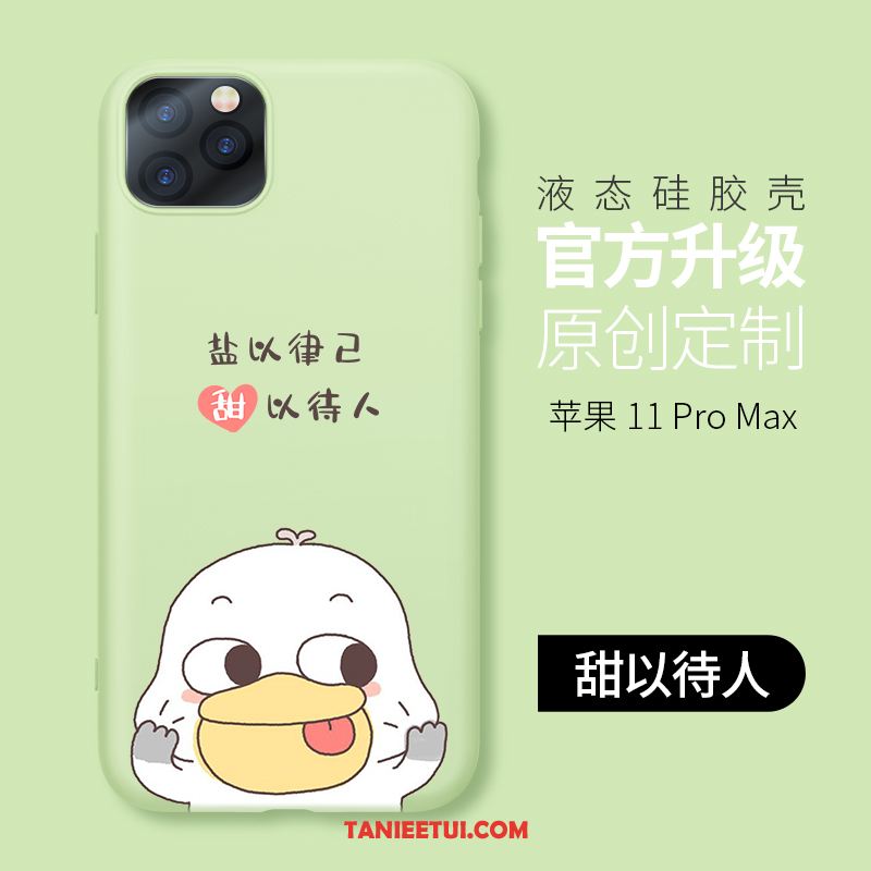 Etui iPhone 11 Pro Max Kreatywne Telefon Komórkowy Silikonowe, Obudowa iPhone 11 Pro Max Niebieski Cienkie All Inclusive