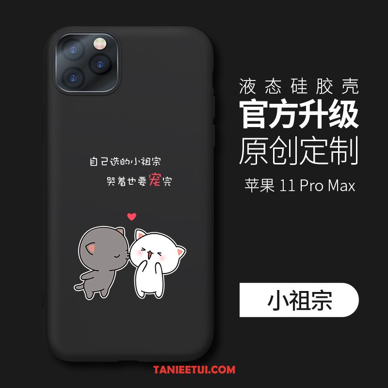 Etui iPhone 11 Pro Max Kreatywne Telefon Komórkowy Silikonowe, Obudowa iPhone 11 Pro Max Niebieski Cienkie All Inclusive