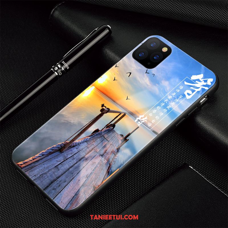 Etui iPhone 11 Pro Max Modna Marka Telefon Komórkowy Ochraniacz, Futerał iPhone 11 Pro Max Niebieski Anti-fall Cienkie