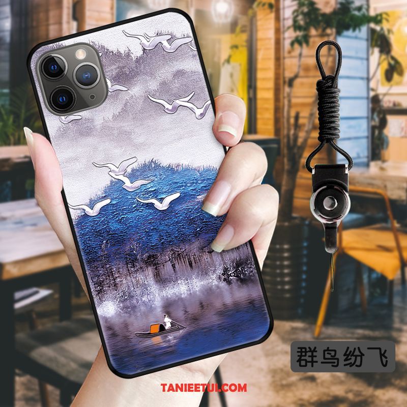 Etui iPhone 11 Pro Max Nubuku All Inclusive Ochraniacz, Pokrowce iPhone 11 Pro Max Tendencja Crane Vintage