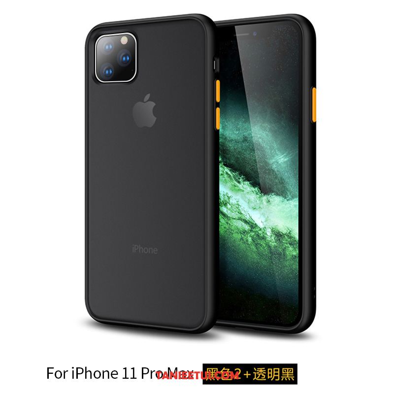 Etui iPhone 11 Pro Max Silikonowe Modna Marka All Inclusive, Pokrowce iPhone 11 Pro Max Telefon Komórkowy Nubuku Przezroczysty