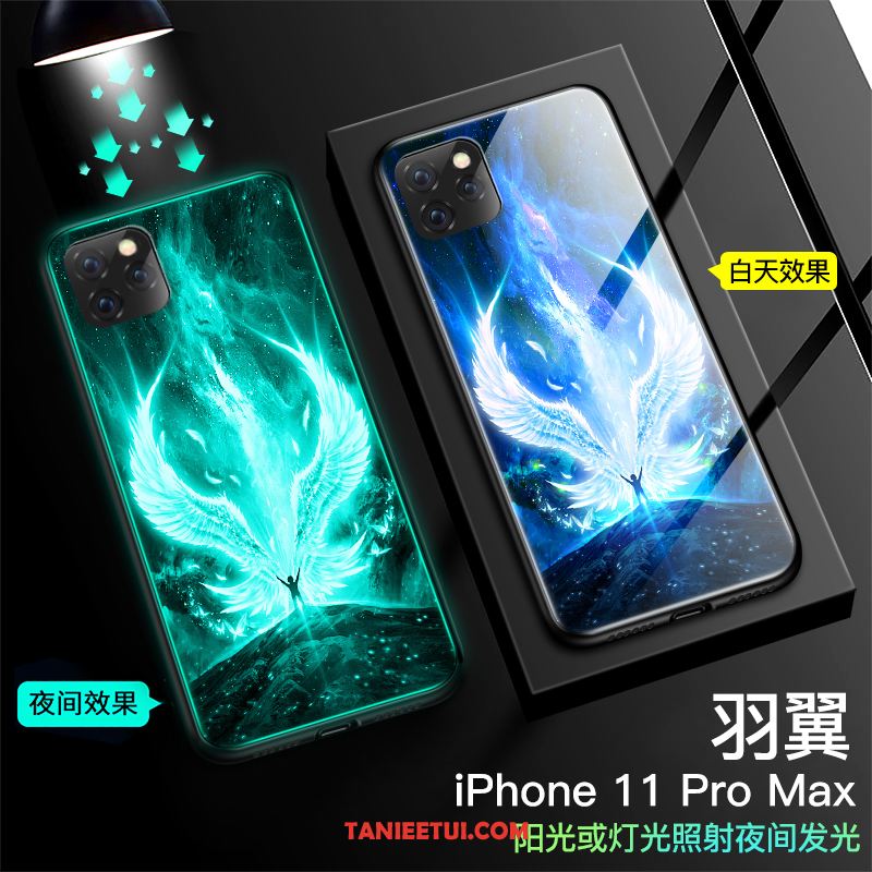 Etui iPhone 11 Pro Max Tendencja Anti-fall Telefon Komórkowy, Pokrowce iPhone 11 Pro Max Lustro All Inclusive Czarny