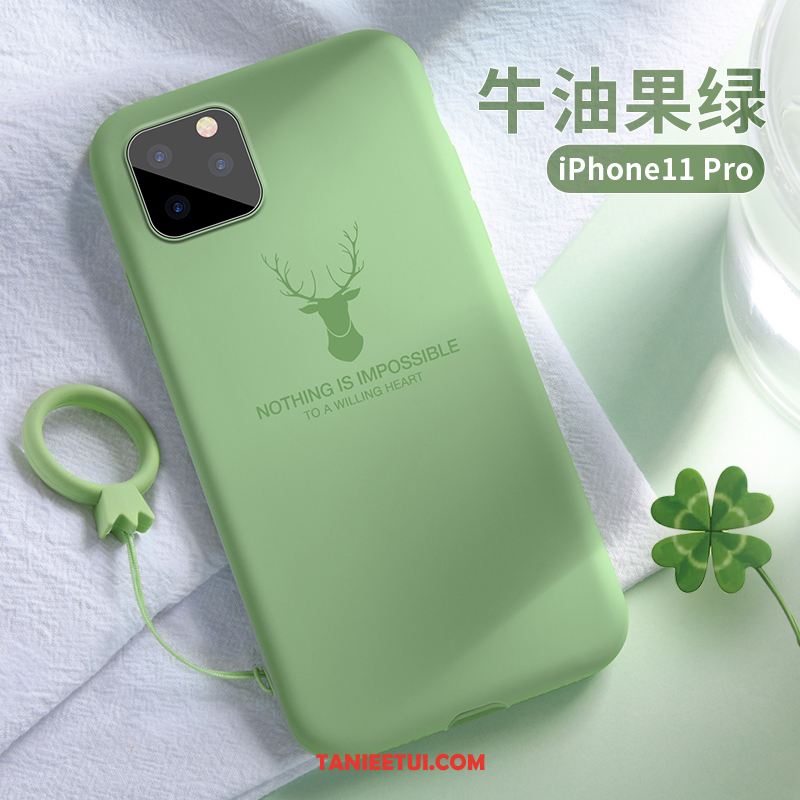 Etui iPhone 11 Pro Zielony Nowy Ochraniacz, Pokrowce iPhone 11 Pro All Inclusive Modna Marka Silikonowe