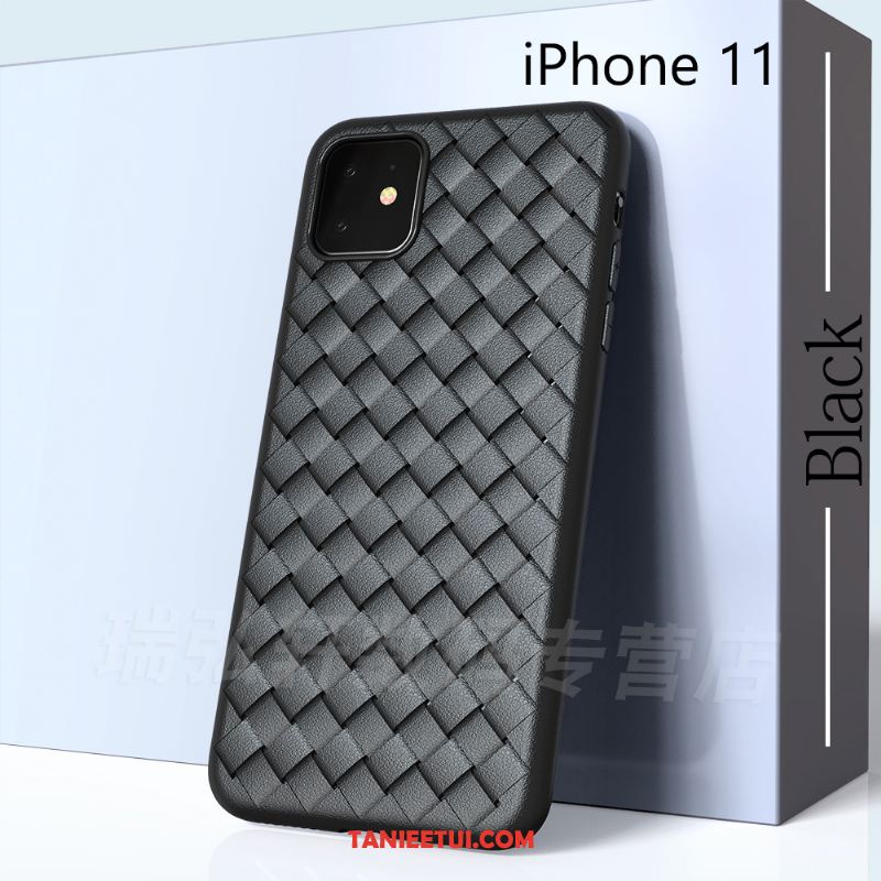 Etui iPhone 11 Tendencja Przeplatane Ochraniacz, Obudowa iPhone 11 Anti-fall Czerwony Telefon Komórkowy