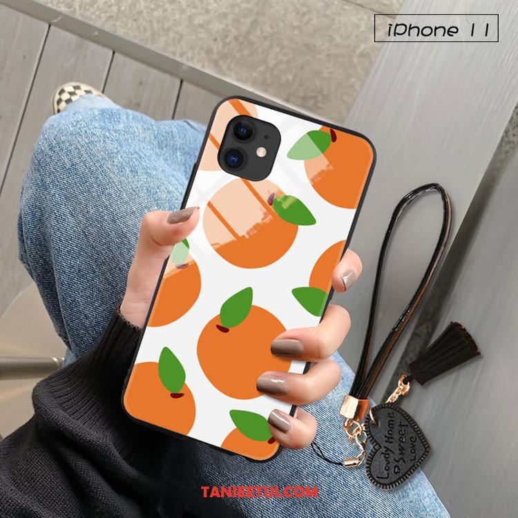 Etui iPhone 11 Wiszące Ozdoby Trudno Ochraniacz, Futerał iPhone 11 Szkło Owoce Miękki