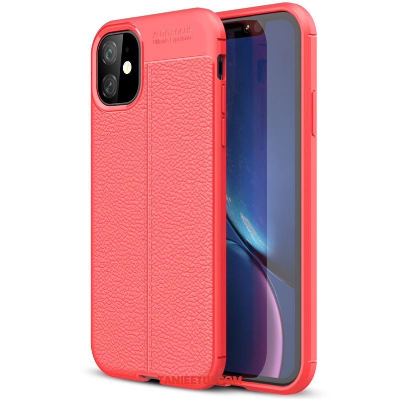 Etui iPhone 11 Zielony All Inclusive Wzór, Obudowa iPhone 11 Telefon Komórkowy Litchi Miękki