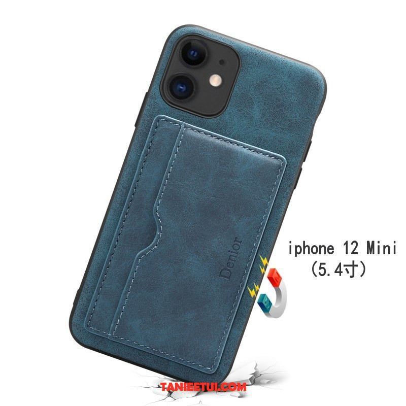 Etui iPhone 12 Mini Ochraniacz Karta Cienka, Obudowa iPhone 12 Mini Szary Wspornik Anti-fall