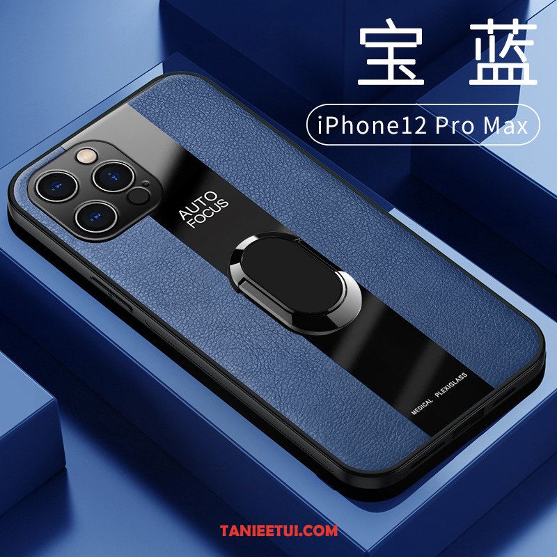 Etui iPhone 12 Pro Max Jakość Ring Magnetyzm, Futerał iPhone 12 Pro Max Nowy All Inclusive Skóra