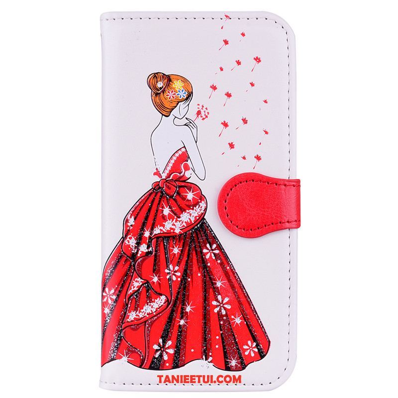 Etui iPhone 5 / 5s Anti-fall Eleganckie Skórzany Futerał, Pokrowce iPhone 5 / 5s Osobowość Telefon Komórkowy Czerwony