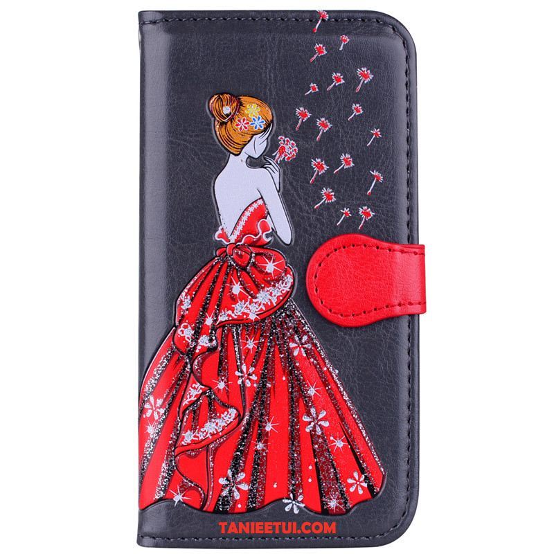 Etui iPhone 5 / 5s Anti-fall Eleganckie Skórzany Futerał, Pokrowce iPhone 5 / 5s Osobowość Telefon Komórkowy Czerwony