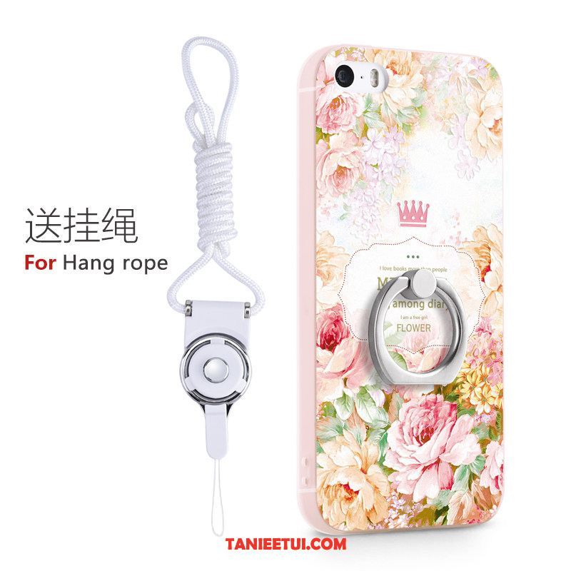 Etui iPhone 5 / 5s Telefon Komórkowy Żółty Silikonowe, Obudowa iPhone 5 / 5s Tendencja Piękny Ring