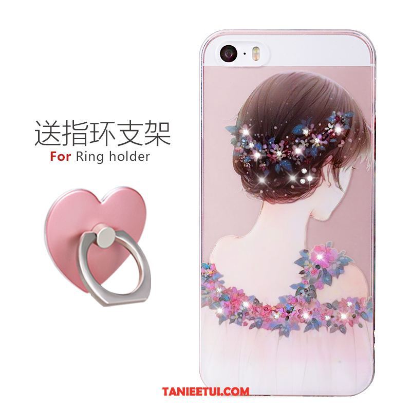 Etui iPhone 5 / 5s Tendencja Silikonowe Proste, Obudowa iPhone 5 / 5s Anti-fall Rhinestone Miękki