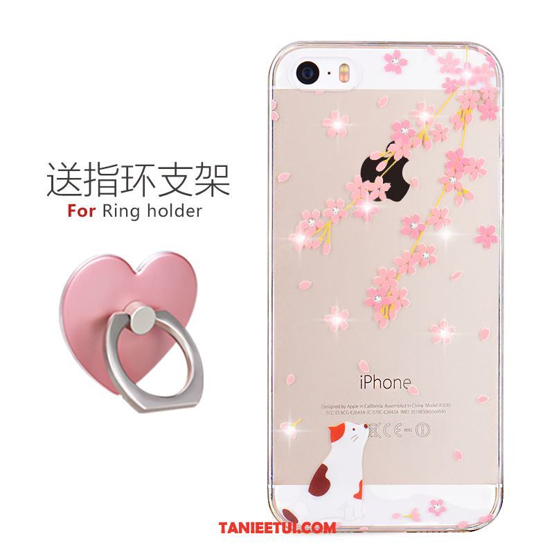 Etui iPhone 5 / 5s Tendencja Silikonowe Proste, Obudowa iPhone 5 / 5s Anti-fall Rhinestone Miękki