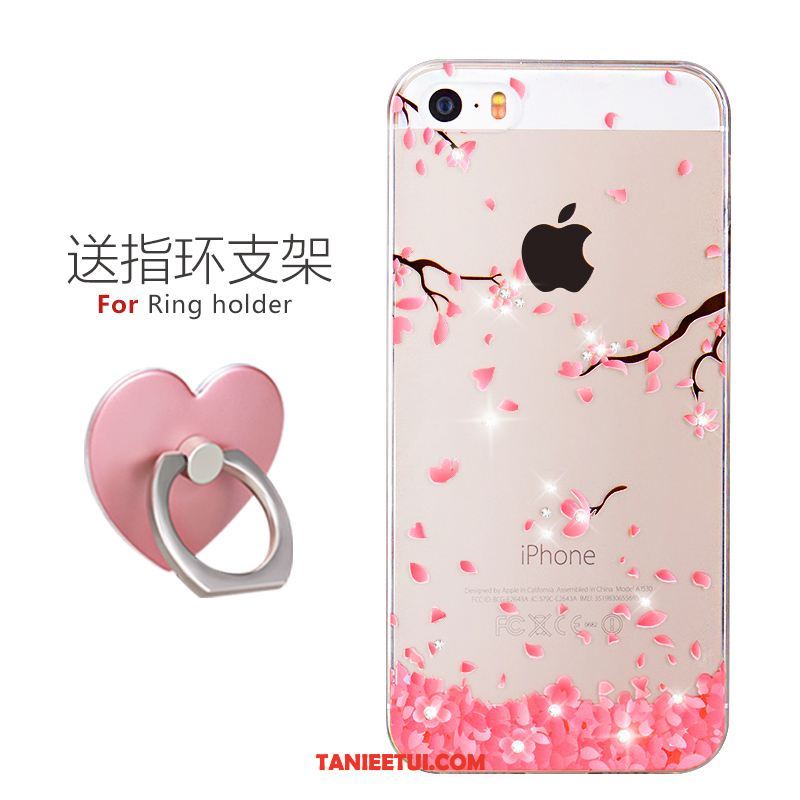 Etui iPhone 5 / 5s Tendencja Silikonowe Proste, Obudowa iPhone 5 / 5s Anti-fall Rhinestone Miękki