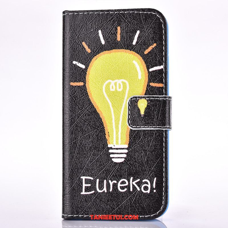 Etui iPhone 5c Kreatywne Klapa Anti-fall, Futerał iPhone 5c Kotek Czarny Proste