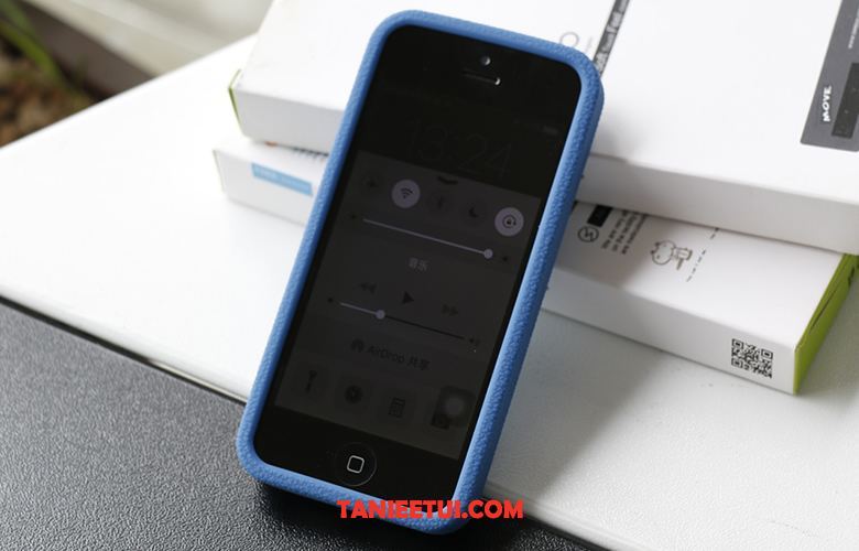 Etui iPhone 5c Ochraniacz Telefon Komórkowy Niebieski, Pokrowce iPhone 5c Płótno Silikonowe