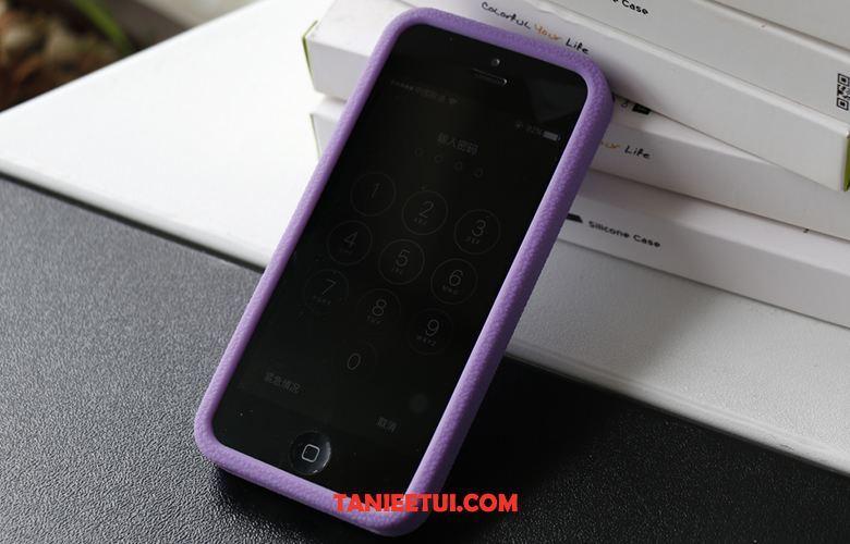 Etui iPhone 5c Ochraniacz Telefon Komórkowy Niebieski, Pokrowce iPhone 5c Płótno Silikonowe