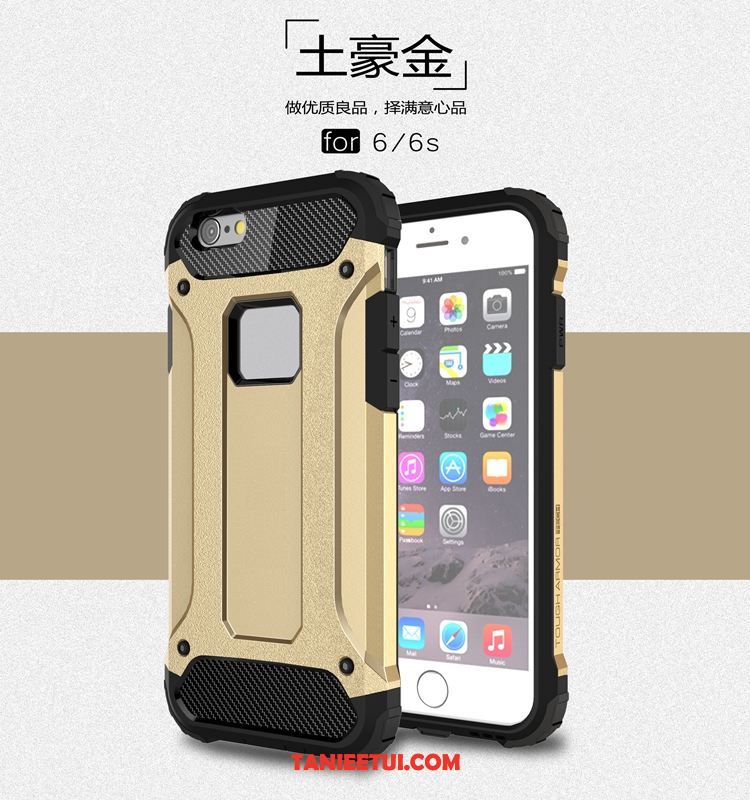 Etui iPhone 6 / 6s All Inclusive Osobowość Pu, Obudowa iPhone 6 / 6s Metal Połysk Dla Grubych