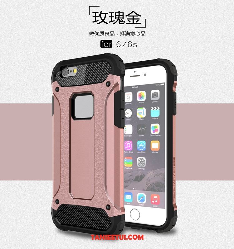 Etui iPhone 6 / 6s All Inclusive Osobowość Pu, Obudowa iPhone 6 / 6s Metal Połysk Dla Grubych