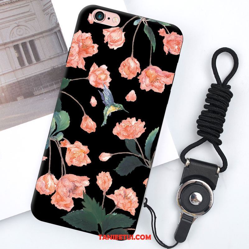 Etui iPhone 6 / 6s Czarny Wiszące Ozdoby Modna Marka, Futerał iPhone 6 / 6s All Inclusive Silikonowe Anti-fall