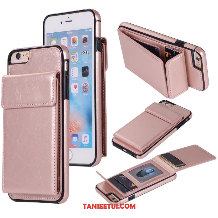 Etui iPhone 6 / 6s Plus All Inclusive Karta Portfel, Pokrowce iPhone 6 / 6s Plus Anti-fall Czarny Telefon Komórkowy