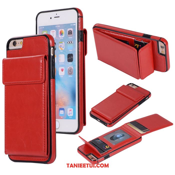 Etui iPhone 6 / 6s Plus All Inclusive Karta Portfel, Pokrowce iPhone 6 / 6s Plus Anti-fall Czarny Telefon Komórkowy