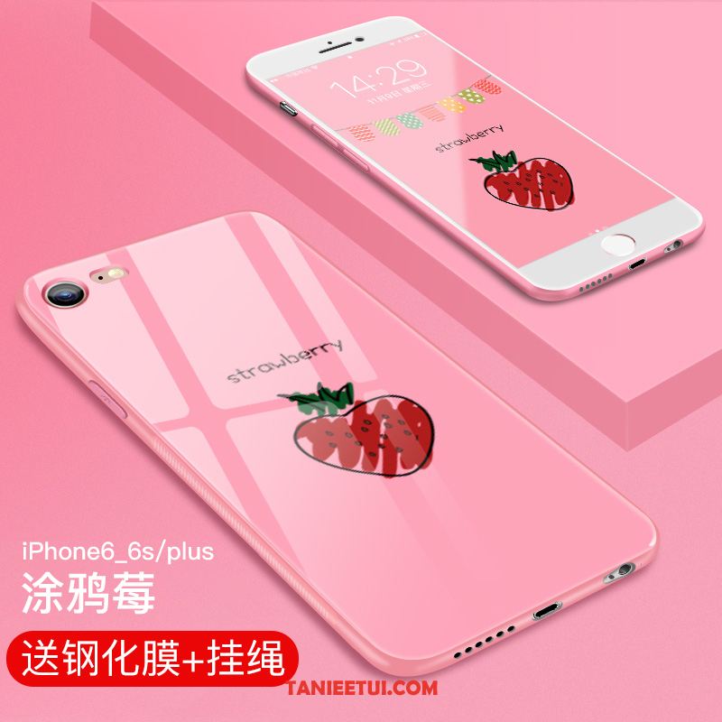 Etui iPhone 6 / 6s Plus Cienkie Czarny Tendencja, Pokrowce iPhone 6 / 6s Plus Szkło All Inclusive Anti-fall