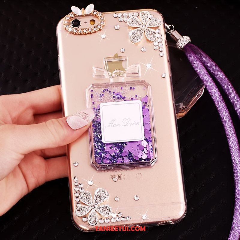 Etui iPhone 6 / 6s Plus Silikonowe Etui Ochraniacz Wiszące Ozdoby, Pokrowce iPhone 6 / 6s Plus Rhinestone Quicksand Telefon Komórkowy