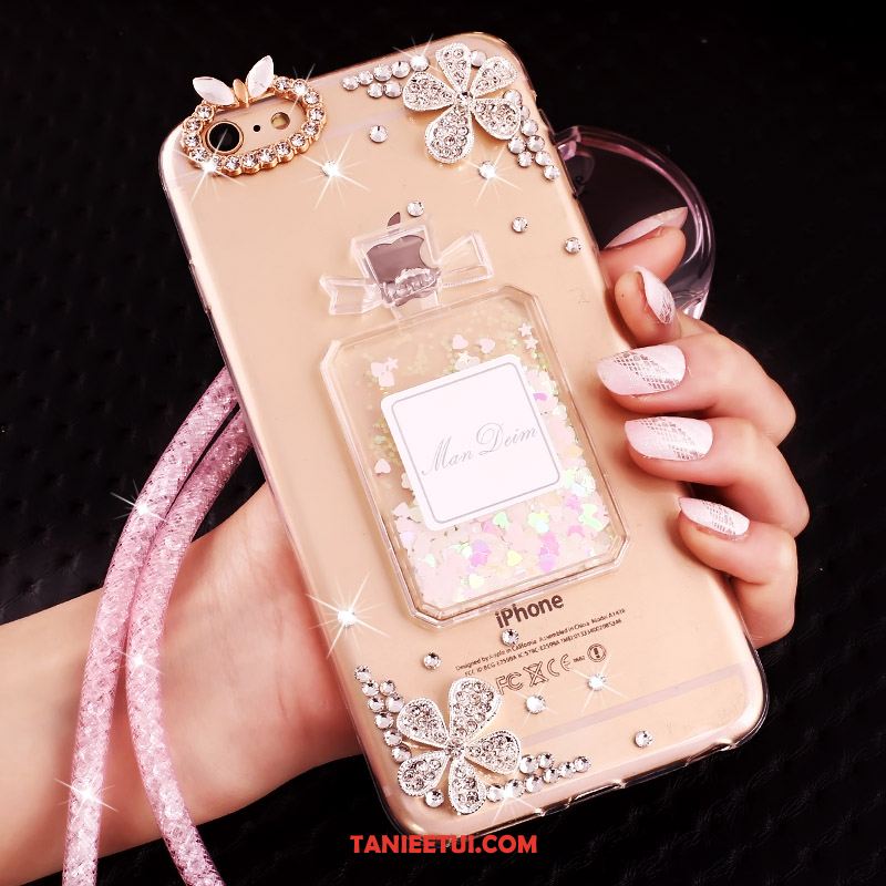 Etui iPhone 6 / 6s Plus Silikonowe Etui Ochraniacz Wiszące Ozdoby, Pokrowce iPhone 6 / 6s Plus Rhinestone Quicksand Telefon Komórkowy