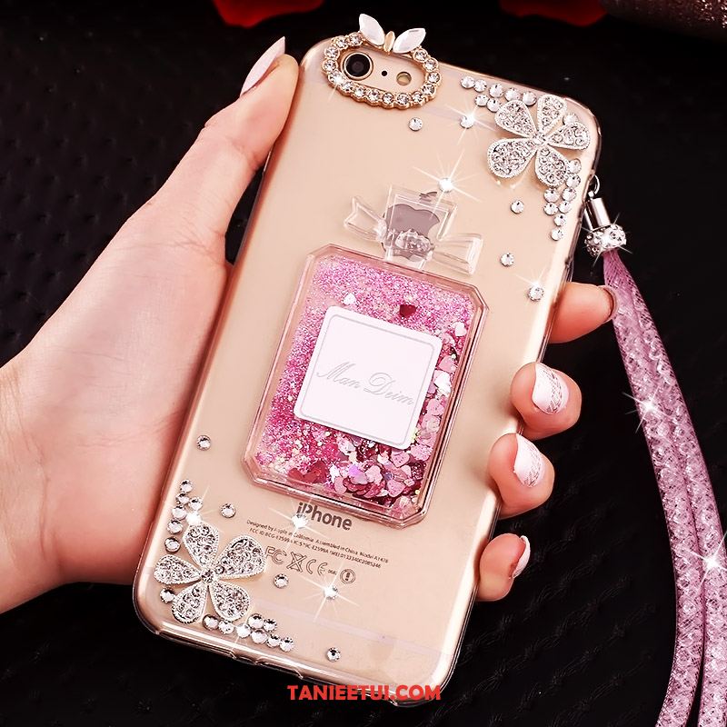 Etui iPhone 6 / 6s Plus Silikonowe Etui Ochraniacz Wiszące Ozdoby, Pokrowce iPhone 6 / 6s Plus Rhinestone Quicksand Telefon Komórkowy