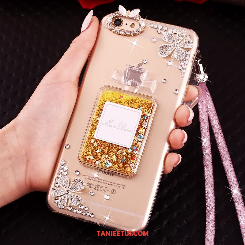 Etui iPhone 6 / 6s Plus Silikonowe Etui Ochraniacz Wiszące Ozdoby, Pokrowce iPhone 6 / 6s Plus Rhinestone Quicksand Telefon Komórkowy