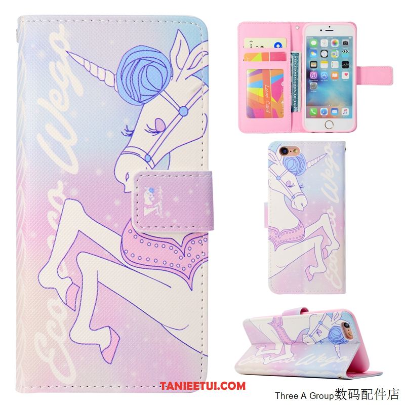 Etui iPhone 6 / 6s Plus Skórzany Futerał Klapa Zielony, Pokrowce iPhone 6 / 6s Plus Tendencja Moda Karta