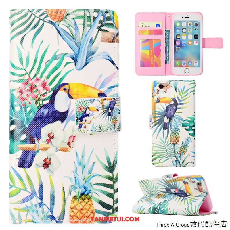 Etui iPhone 6 / 6s Plus Skórzany Futerał Klapa Zielony, Pokrowce iPhone 6 / 6s Plus Tendencja Moda Karta