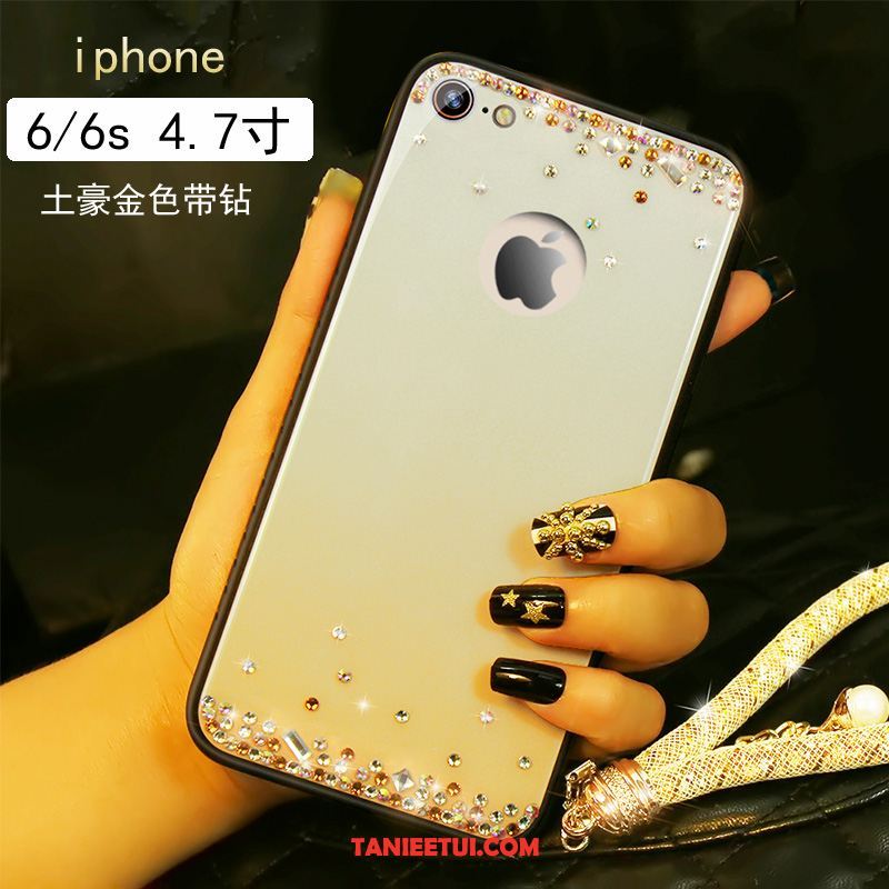 Etui iPhone 6 / 6s Rhinestone Różowe Bransoletki, Pokrowce iPhone 6 / 6s Szkło Wysoki Koniec Tendencja