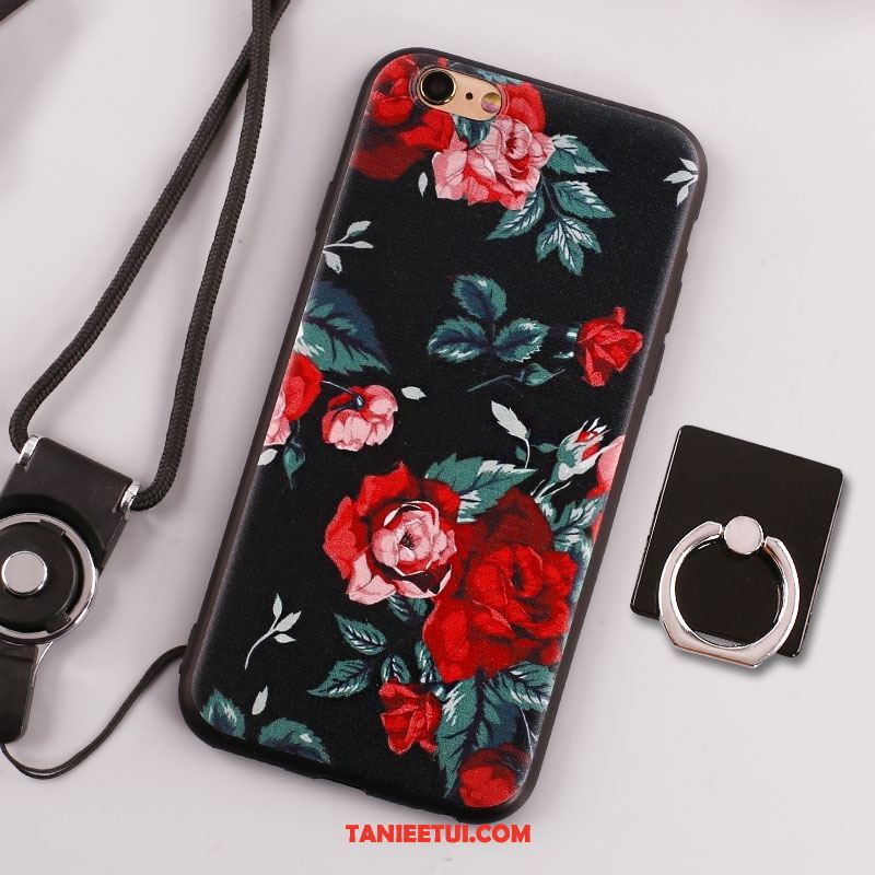 Etui iPhone 6 / 6s Żółty Silikonowe Miękki, Obudowa iPhone 6 / 6s Wspornik Ochraniacz Wiszące Ozdoby