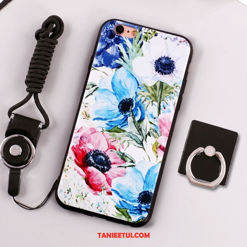 Etui iPhone 6 / 6s Żółty Silikonowe Miękki, Obudowa iPhone 6 / 6s Wspornik Ochraniacz Wiszące Ozdoby