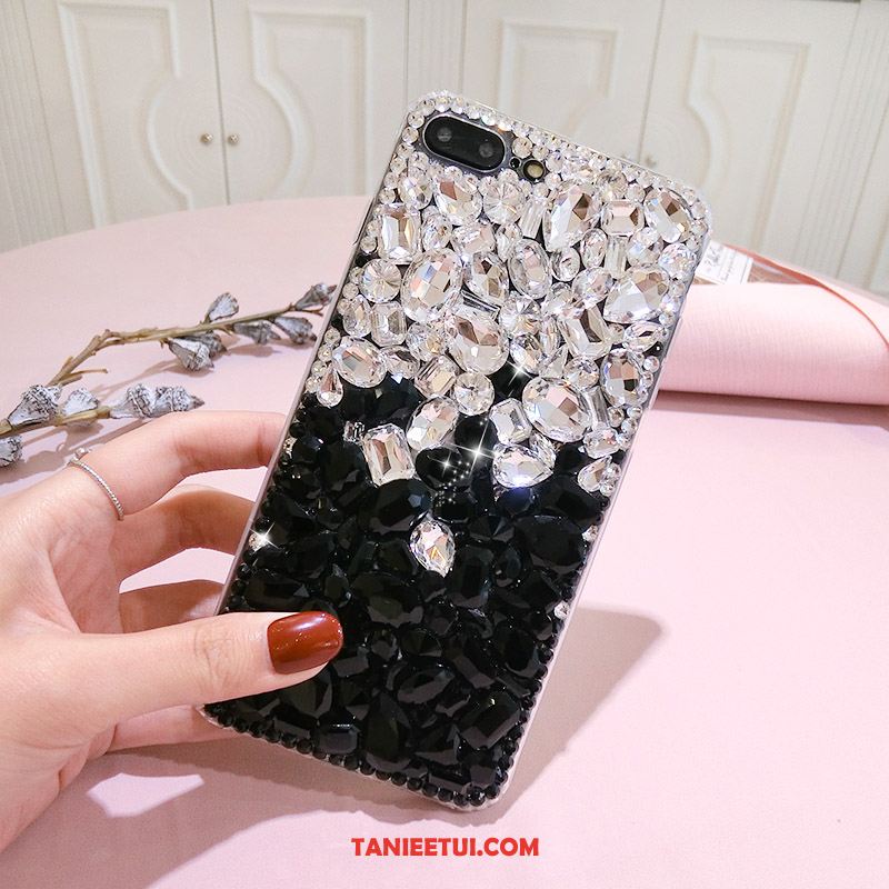 Etui iPhone 7 Plus All Inclusive Różowe Luksusowy, Futerał iPhone 7 Plus Rhinestone Miękki Ochraniacz