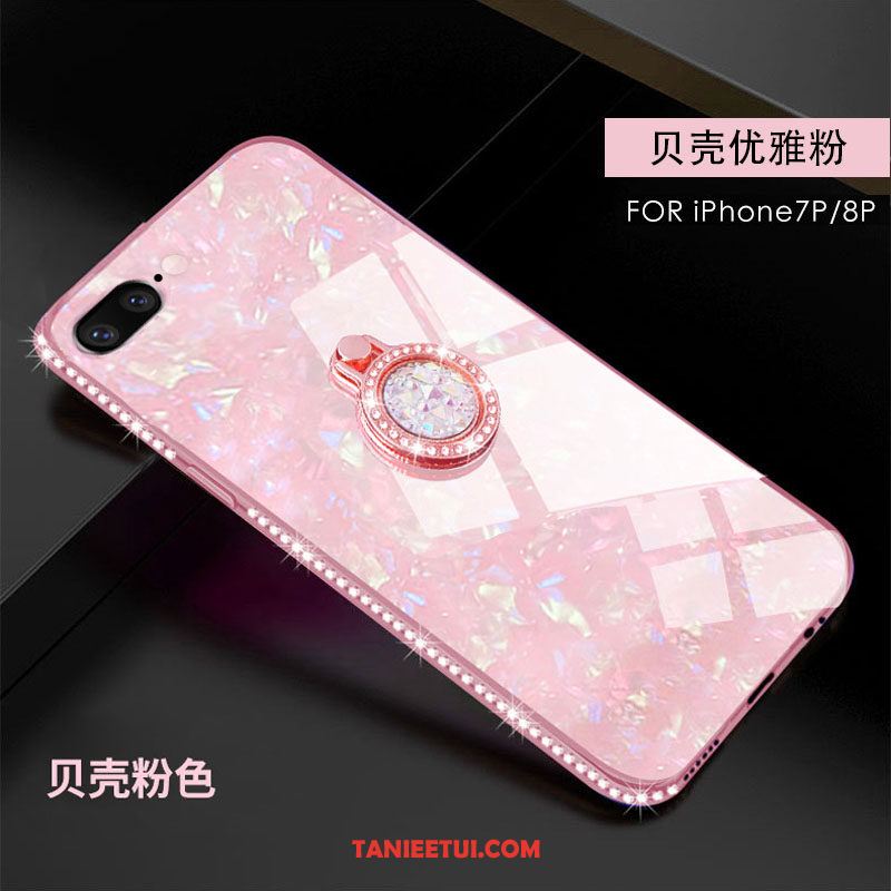 Etui iPhone 7 Plus Anti-fall Rhinestone Osobowość, Futerał iPhone 7 Plus Czerwony Netto Kreatywne Modna Marka