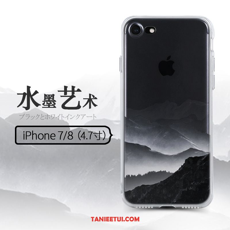 Etui iPhone 8 Miękki Kreatywne Wiszące Ozdoby, Obudowa iPhone 8 Telefon Komórkowy Różowe Anti-fall