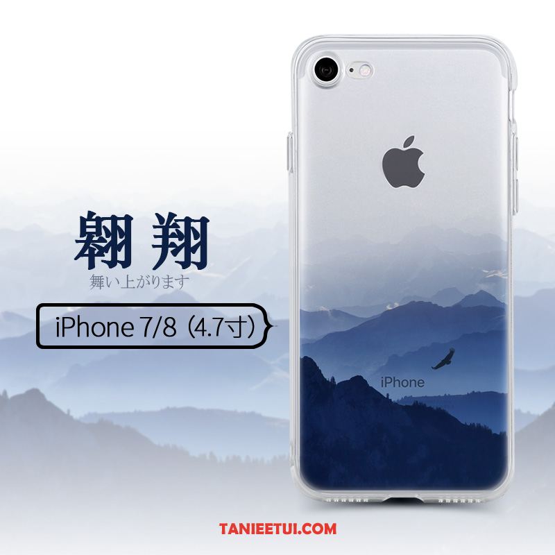 Etui iPhone 8 Miękki Kreatywne Wiszące Ozdoby, Obudowa iPhone 8 Telefon Komórkowy Różowe Anti-fall