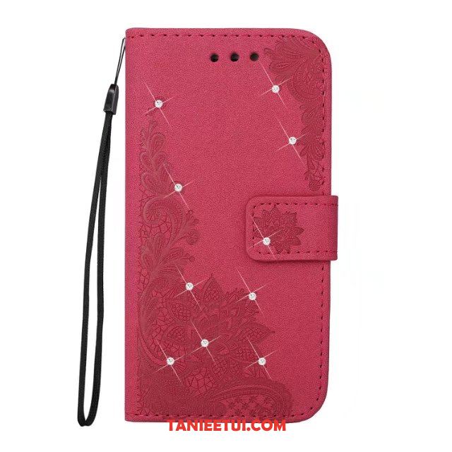 Etui iPhone 8 Plus Rhinestone Nowy Anti-fall, Futerał iPhone 8 Plus Purpurowy Miękki Telefon Komórkowy